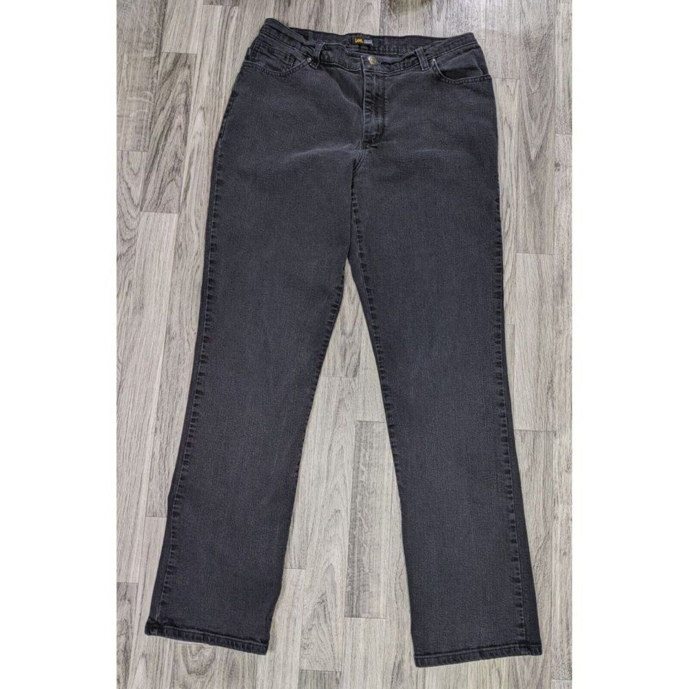 Style & Co Womens Size 14‎ Pockets Tummy Control Denim Blue Jeans Capris